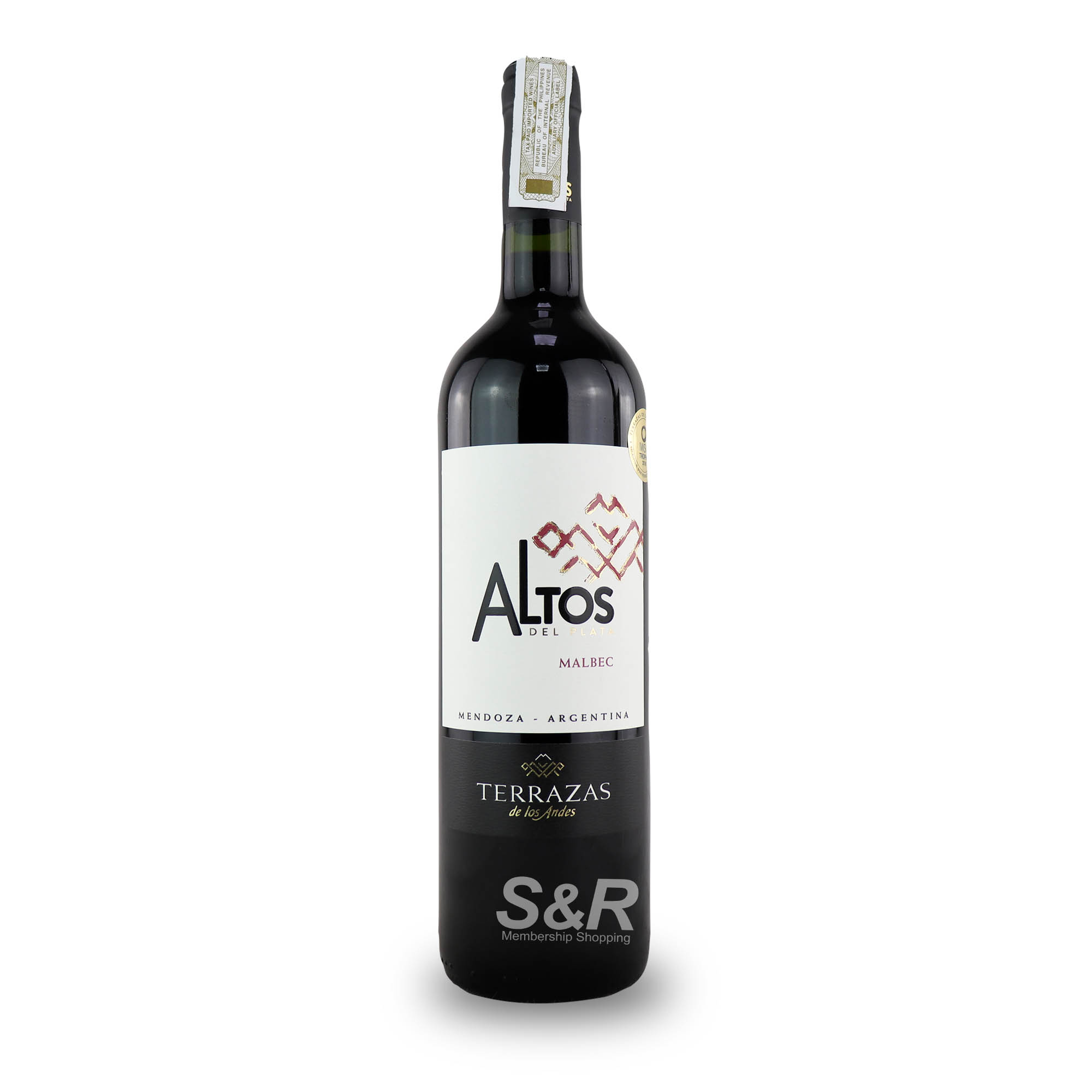 Terrazas Altos Del Plata Malbec Red Wine 750mL